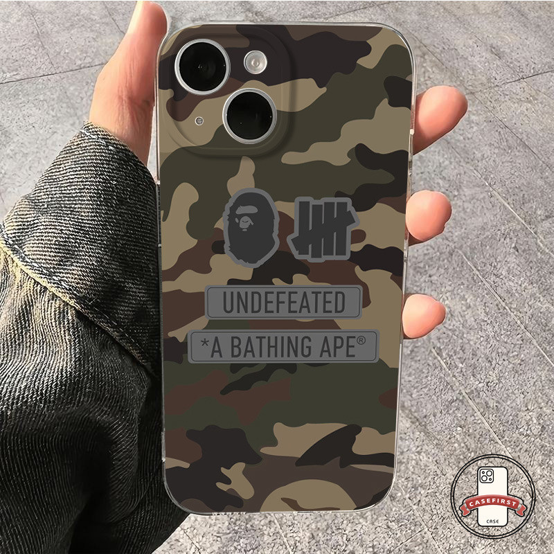 กราฟิติเย็นการพรางตัวสไตล์ทหารนุ่ม เคส Samsung A15 A05 A06 A50 A24 A14 A02s A24 A54 A25 A13 A34 A32 A10s A23 A11 A52