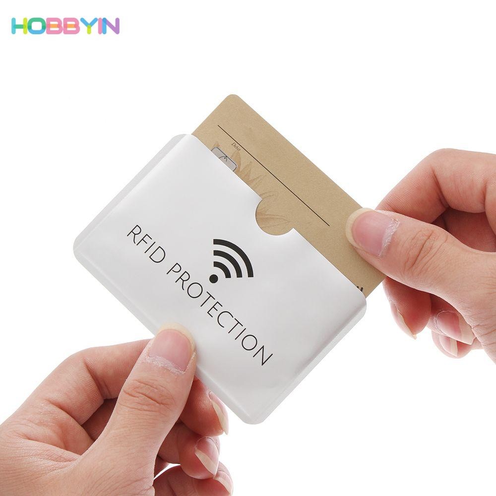 HOBBYIN ซองใส่บัตรเครดิต แบบอลูมิเนียม กันขโมย 10 20 ชิ้น