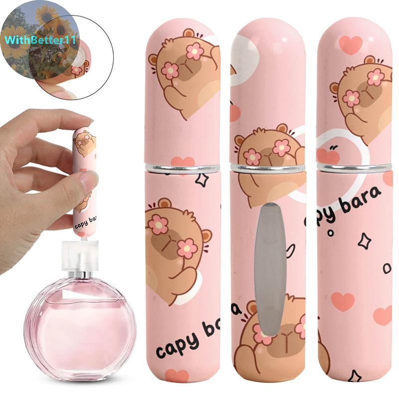Better 5ml มินิขวดน้ําหอมแบบพกพาด้านล่างโดยตรงชาร์จขวดน้ําหอมคอนเทนเนอร์เครื่องสําอาง Atomizer ขนาดเดินทาง TH