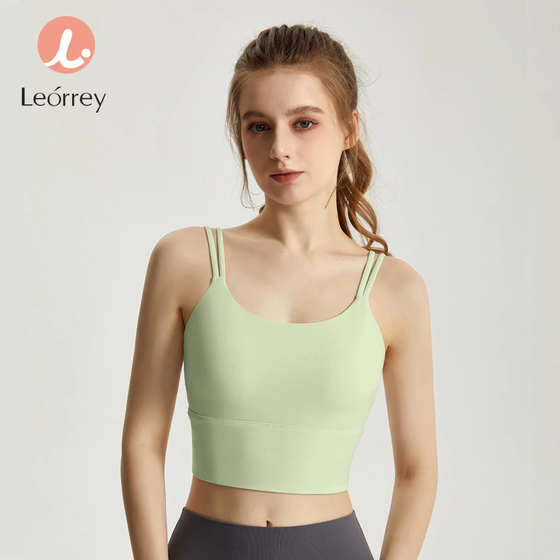 Leorrey เสื้อชั้นในฟิตเนสสปอร์ต มีแผ่นรอง ปิดหน้า สำหรับวิ่ง/โยคะ thumbnail 6