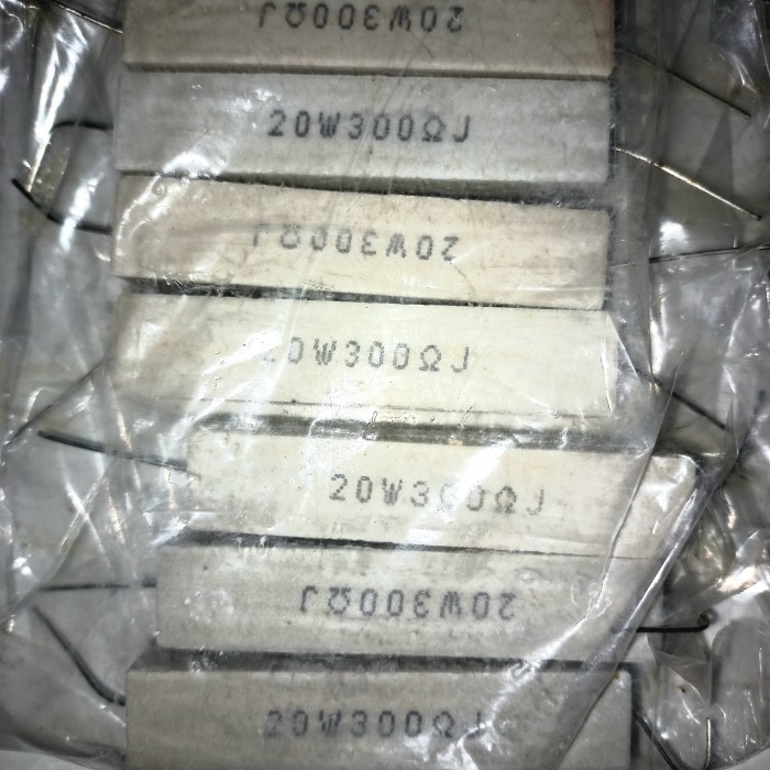 R lime 300ohm 300 ohm 300R 20w 20watt กล่องบล็อก Resistor 20wat Fajar electro 2
