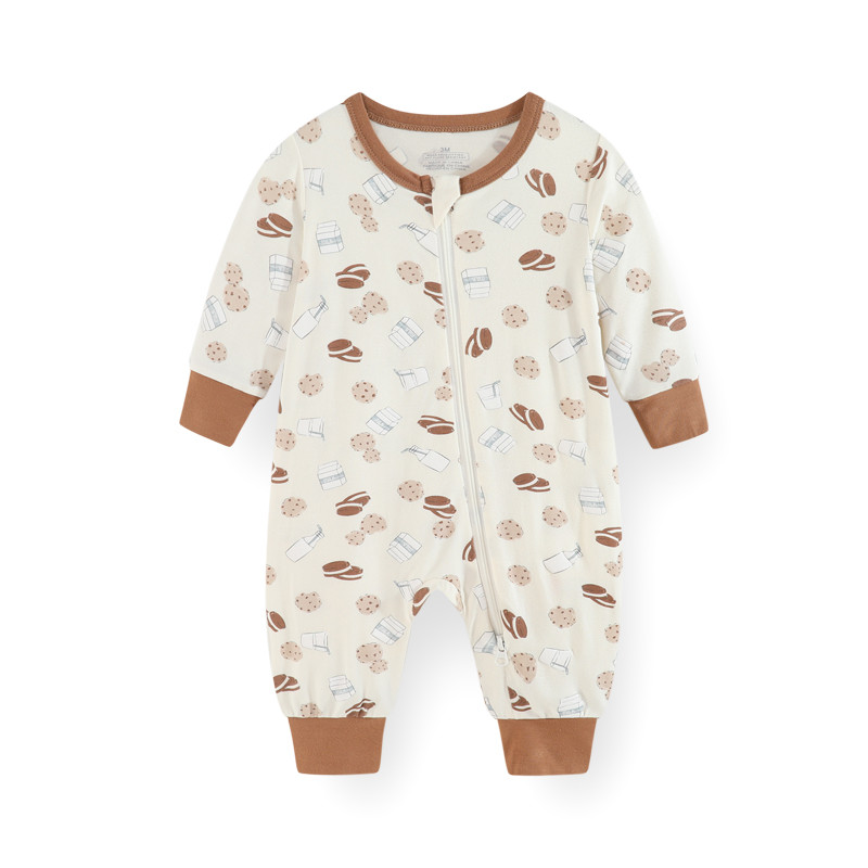 คิดดี้ซูม ไม่จํากัดเพศ ฤดูใบไม้ร่วงฤดูหนาวแขนยาวเรยอนซิปเด็กทารกสาวเสื้อคลุมหลวม