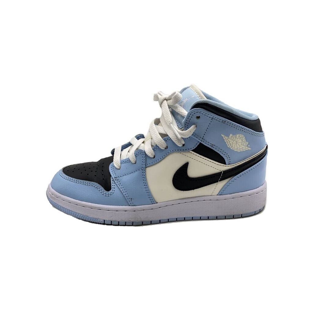 Nike รองเท้าผ้าใบคุณภาพสูง AIR JORDAN 1 MID_AIR MID 23.5cm BLU ส่งตรงจากญี่ปุ่นมือสอง
