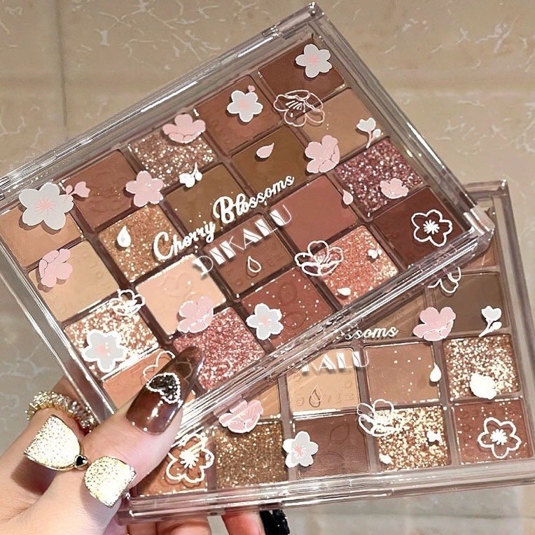 Dikalu 20 สี พาเลทอายแชโดว์ ชิมเมอร์ เนื้อแมตต์ กลิตเตอร์  กันน้ํา ติดทนนาน