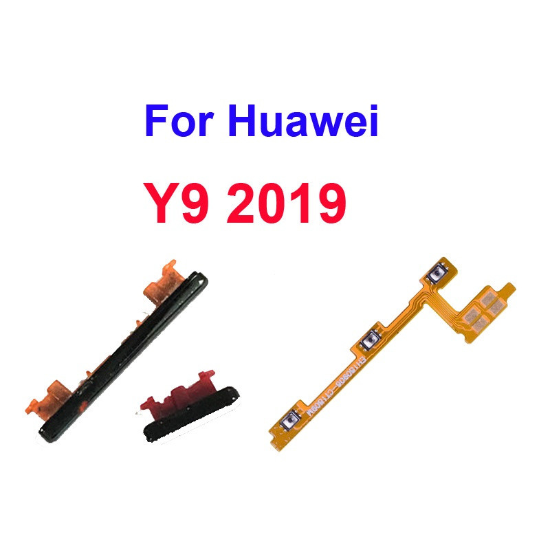 สําหรับ Huawei Y9 2019 เปิดปุ่มเปิด Flex และ Out ด้านข้าง Volume Up Down ปุ่ม Flex Ribbon