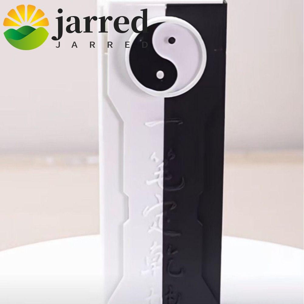 กล่องดินสอ JARRED Tai Chi, กล่องดินสอซุบซิบนิรภัยทรงสี่เหลี่ยม, ตลกใช้งานง่ายแปดแผนภาพกล่องปากกาเครื่องเขียน