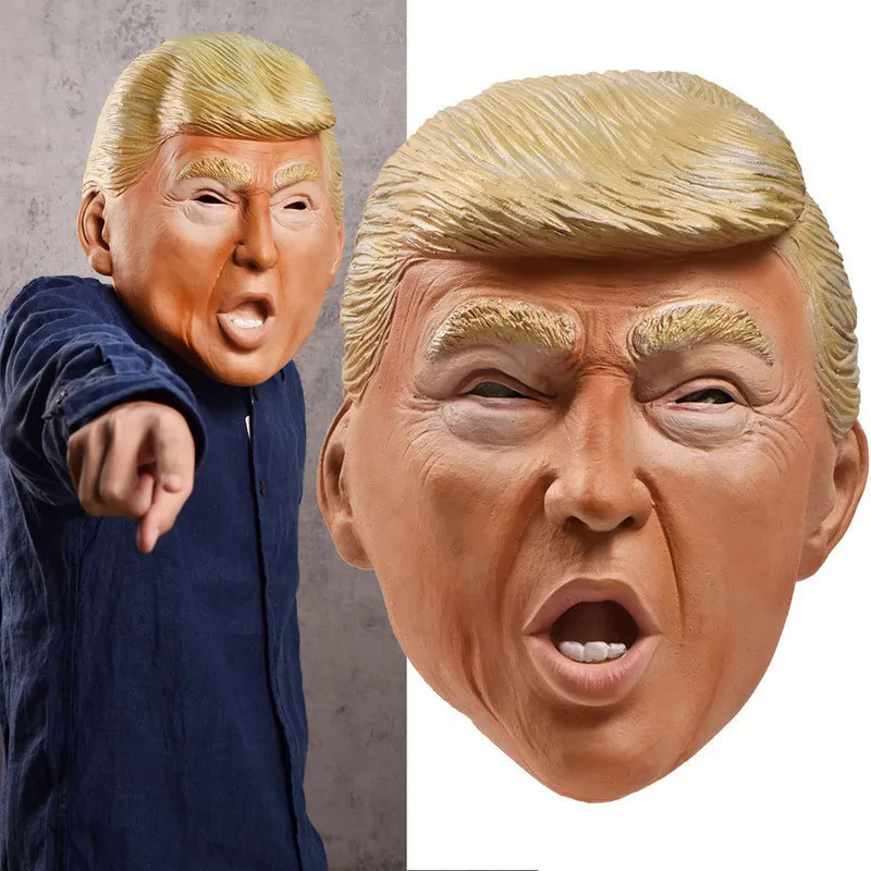 Trump 2020 Mask Trump Face Masks Cosplay Masques Latex Mascarillas Anime Mascaras Vote For President