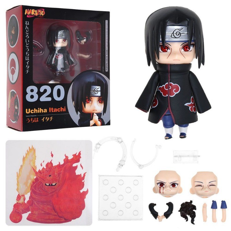 Nendoroid 820 Naruto Shippuden Itachi Uchiha Pvc Action Figure ของเล่นของขวัญสําหรับเด็กและภาพเคลื่อนไหวแฟนๆ ราคา ถูกที่สุด ดีลบีเคเค แกลเลอรีภาพที่ 4