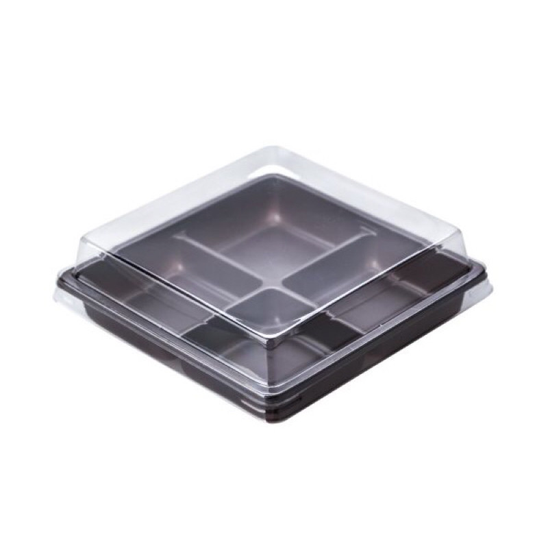 กล่อง E-44 กล่อง 4 หลุม ฐานน้ำตาล (50ชิ้น)