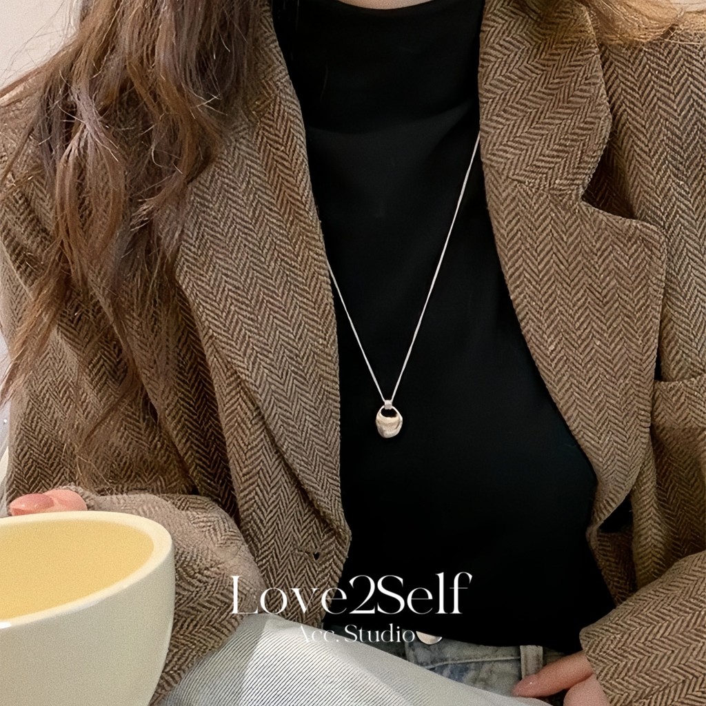Love2Self X196 Elegant Saddle Bag HorseShoe สร้อยคอยาวสําหรับผู้หญิงเสื้อกันหนาวสร้อยคอมีสไตล์