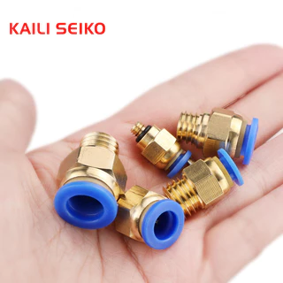 Pc ข้อต่อนิวเมติก m12X1.75- M5 M6 M8 M10 M12 เมตริกชายด้ายท่ออากาศ Push In Quick Connector