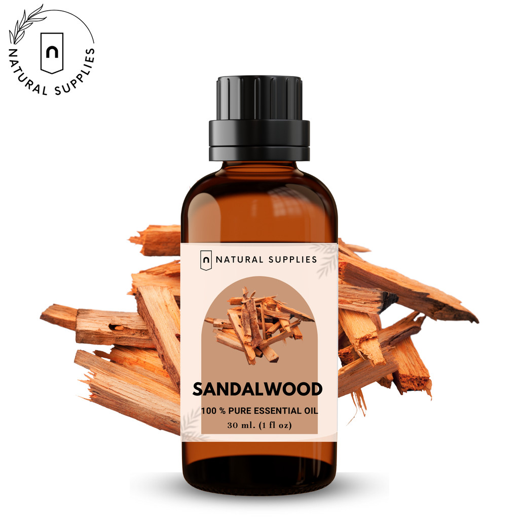 Pure Sandalwood Essential oil น้ำมันหอมระเหย ไม้จันทร์ บริสุทธิ์ ขนาด 10, 30 ml. by Natural Supplies ราคา ถูกที่สุด ดีลบีเคเค แกลเลอรีภาพที่ 2