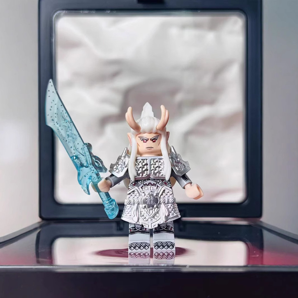Fengshenbang Nezha Dragon King Ao Guang ของเล่นบล็อกตัวต่อรูปมินิ