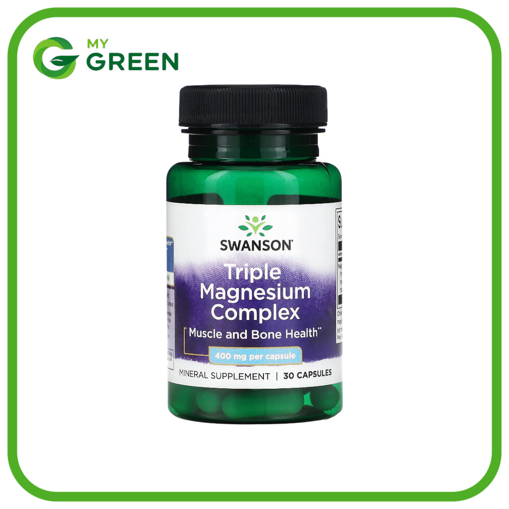 Swanson, Triple Magnesium Complex, 400 mg,