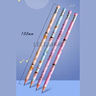 ดินสอไม้ ลายน่ารัก อุปกรณ์การเรียน เครื่องเขียน HB pencil ดินสอไม้ ดินสอหัวยางลบ เครื่องเขียนเด็ก