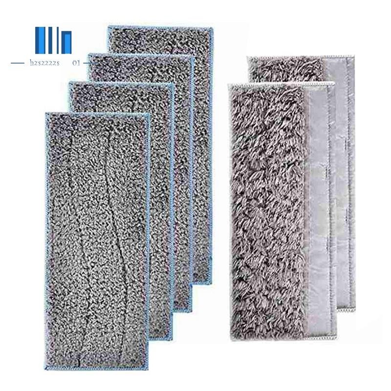 『hzszzzzs01』ชุดผ้าม็อบถูพื้น สําหรับเครื่องดูดฝุ่น IRobot Roomba Braava Jet M6 6 ชิ้น