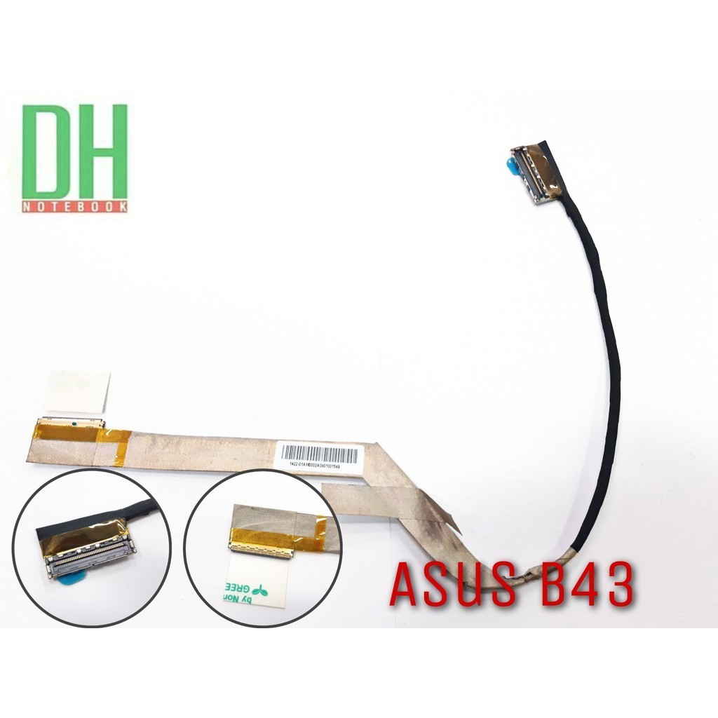 สายแพรจอ โน๊ตบุ๊ค ASUS B43, B43V, B43S, B43J, B43F, Laptop Screen Cable 40 pin