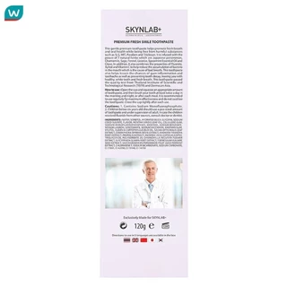 Skynlab สกินแล็บ ยาสีฟัน พรีเมี่ยม เฟรช สไมล์ 120 กรัม