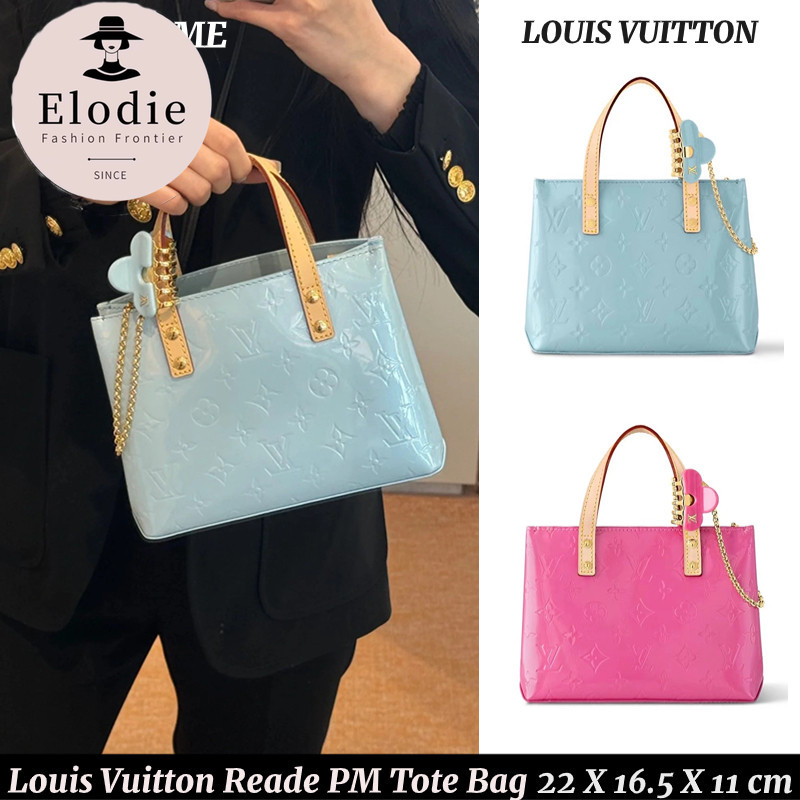 24-หลุยส์วิตตอง Louis Vuitton Reade PM Tote Bag กระเป๋าช้อปปิ้ง Women