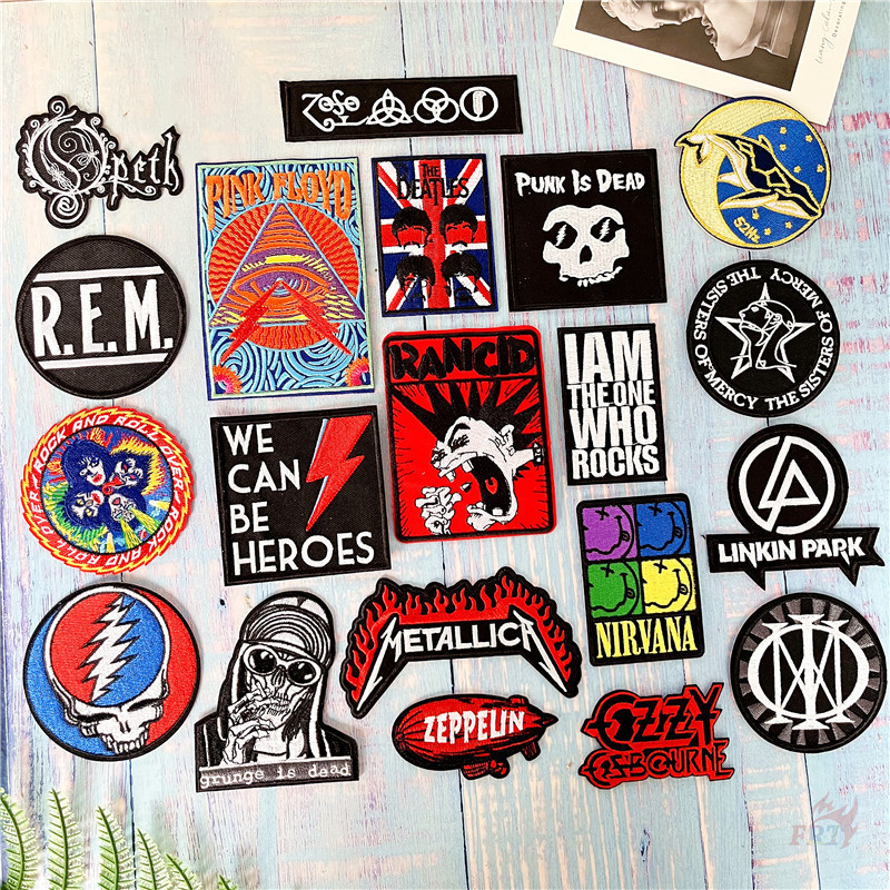 ♥ Classic Rock Band Series 01 - I Am The One Who Rocks Iron-On Patch ♥ 1 ชิ้น DIY เย็บบนเหล็กบนป้ายแพทช์