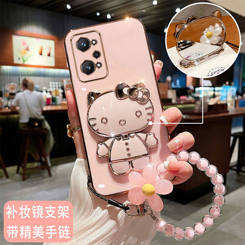 ปลอกRealme C75 C75X C61 C63 C65 C67 เคสโทรศัพท์Stitch Bracketฟรีห้าใบหญ้าสร้อยข้อมือเคสโทรศัพท์