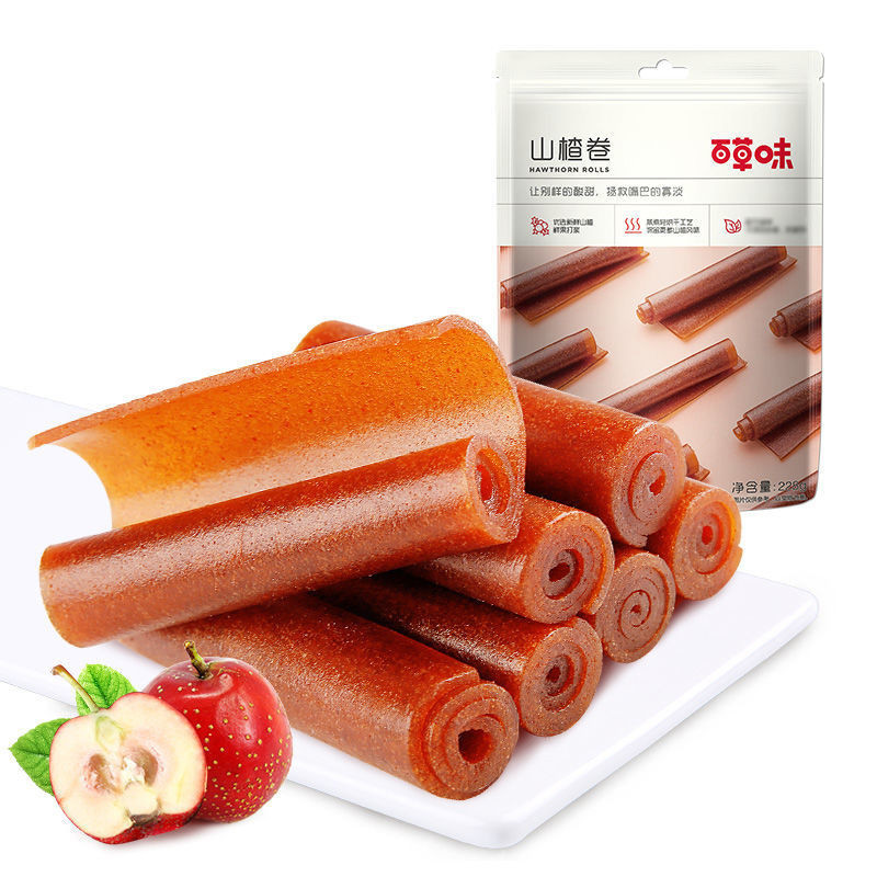 Zejun Baicao Hawthorn Roll ขนมดาราอินเตอร์เน็ต 228 กรัม