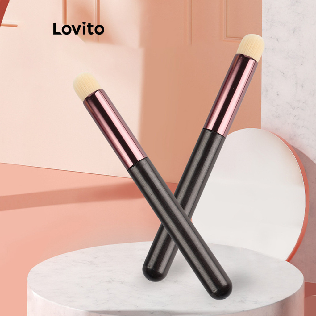 Lovito Beauty แปรงลิปสติกผู้หญิง แปรงแต่งหน้า แบบพกพา LBT02031