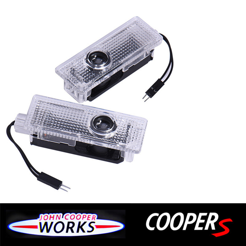 ไฟโปรเจคเตอร์ LED ติดประตูรถยนต์ อุปกรณ์เสริม สําหรับ Mini Cooper One S JCW R55 R56 R50 R53 R60 F55 F56 Countryman 2 ชิ้น - รูปที่ 7