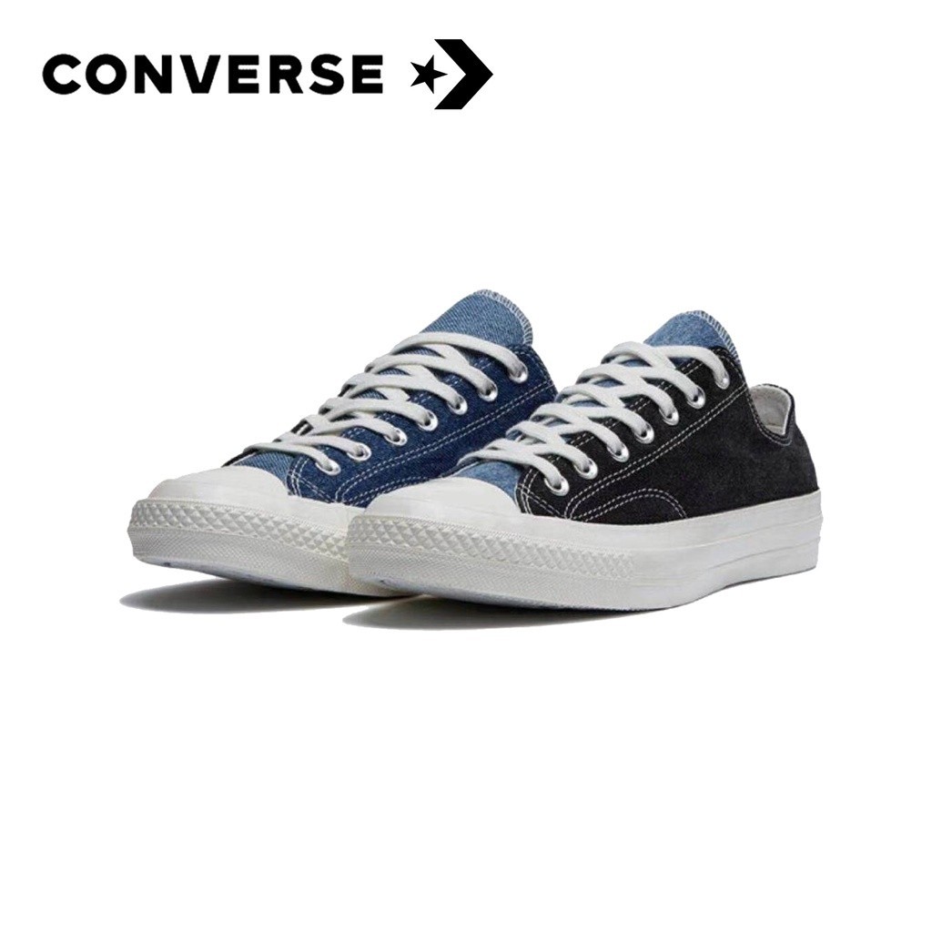 Converse Renew Denim Chuck 1970s Classics Original Authentic ผ้าใบรองเท้าเชือกผูกรองเท้านักเรียนรอง
