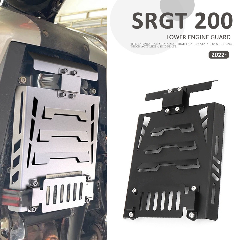 ตัวป้องกันหน้าท้องเครื่องยนต์ ด้านล่าง สําหรับรถจักรยานยนต์ Aprilia SRGT200 SR GT 200 SRGT 200 2022 2023