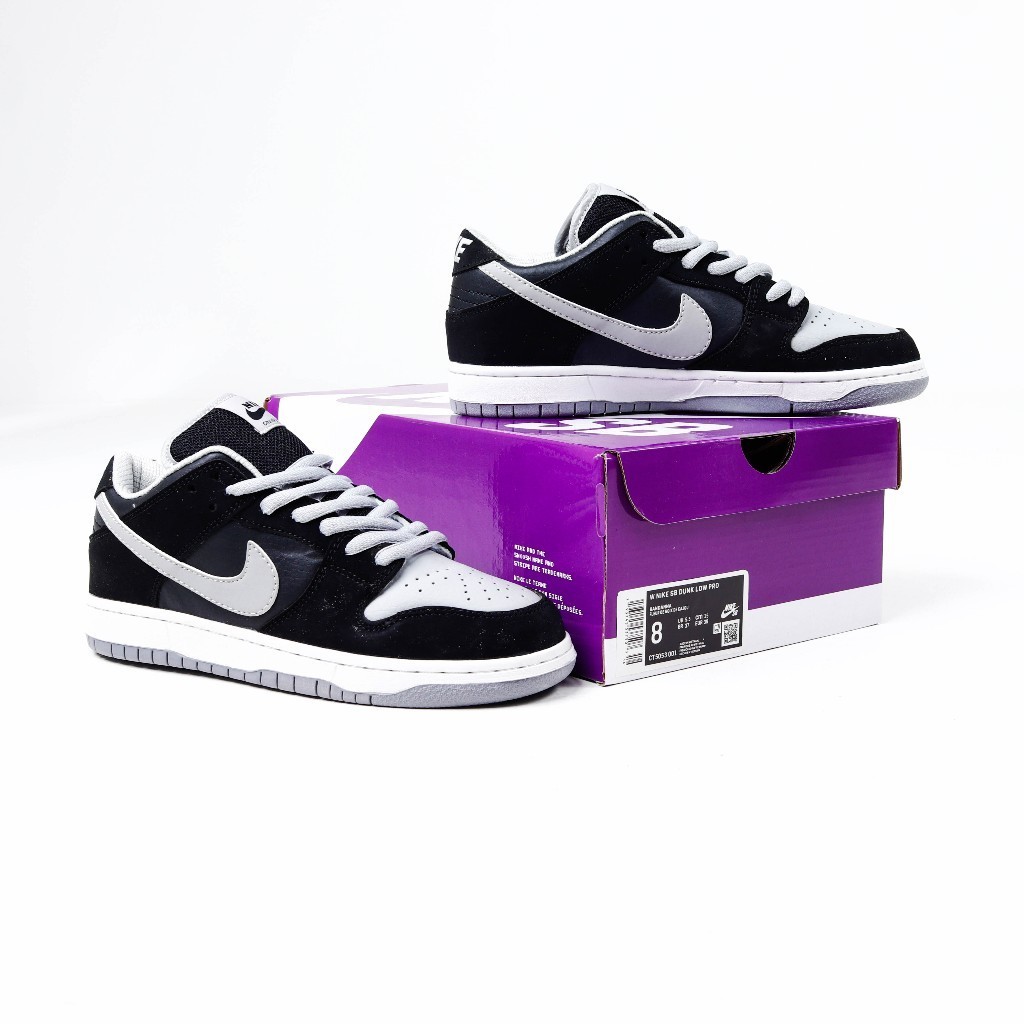 (MDNS) Sepatu Nike SB Dunk Low J Pack Shadow Black Grey  เป็นต้นฉบับ