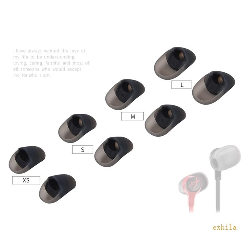 Exhila จุกหูฟัง ซิลิโคนนิ่ม สําหรับ HyperX Cloud Earbuds 2 Earcaps
