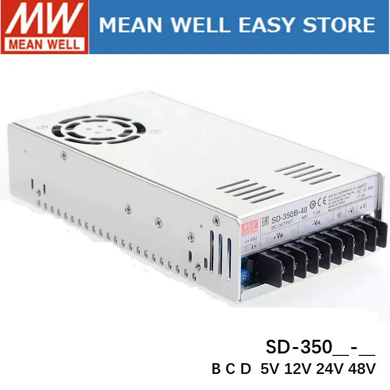MEAN WELL SD-350D SD-350D-5 SD-350D-12 SD-350D-24 SD-350D-48 MEAN WELL SD 350D 350W