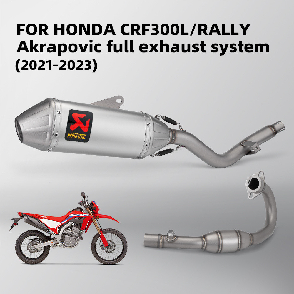 Akrapovic ท่อไอเสีย แบบเต็ม สําหรับ Honda CRF300L Rally CRF300 2021-2023 S H3SO10