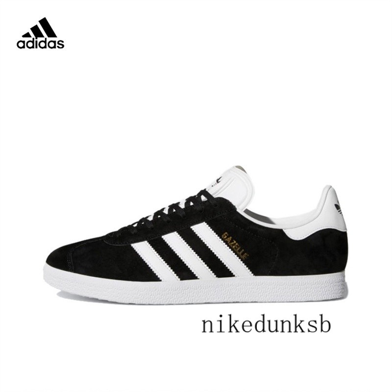 AD Gazelle รองเท้าผ้าใบในร่มรองเท้าลําลองสีดําสีขาว BB5476 สีน้ําตาลเข้ม IG4989 สีแดง H06261