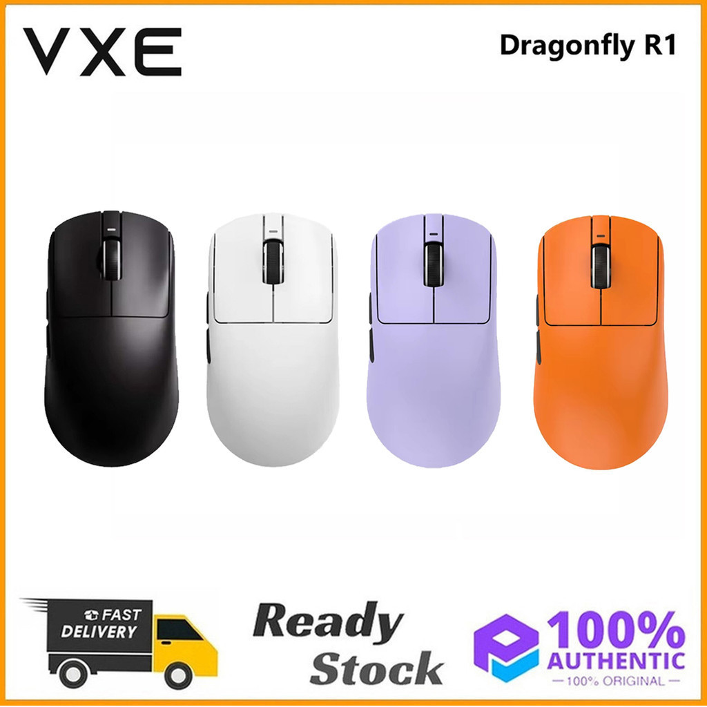 Original VXE Dragonfly R1 เมาส์เกมมิ่งไร้สาย น้ําหนักเบา