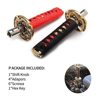 หัวเกียร์ซามูไร JDM 10 ซม. 15 ซม. 20/26 ซม. พร้อมอะแดปเตอร์ SK-1019