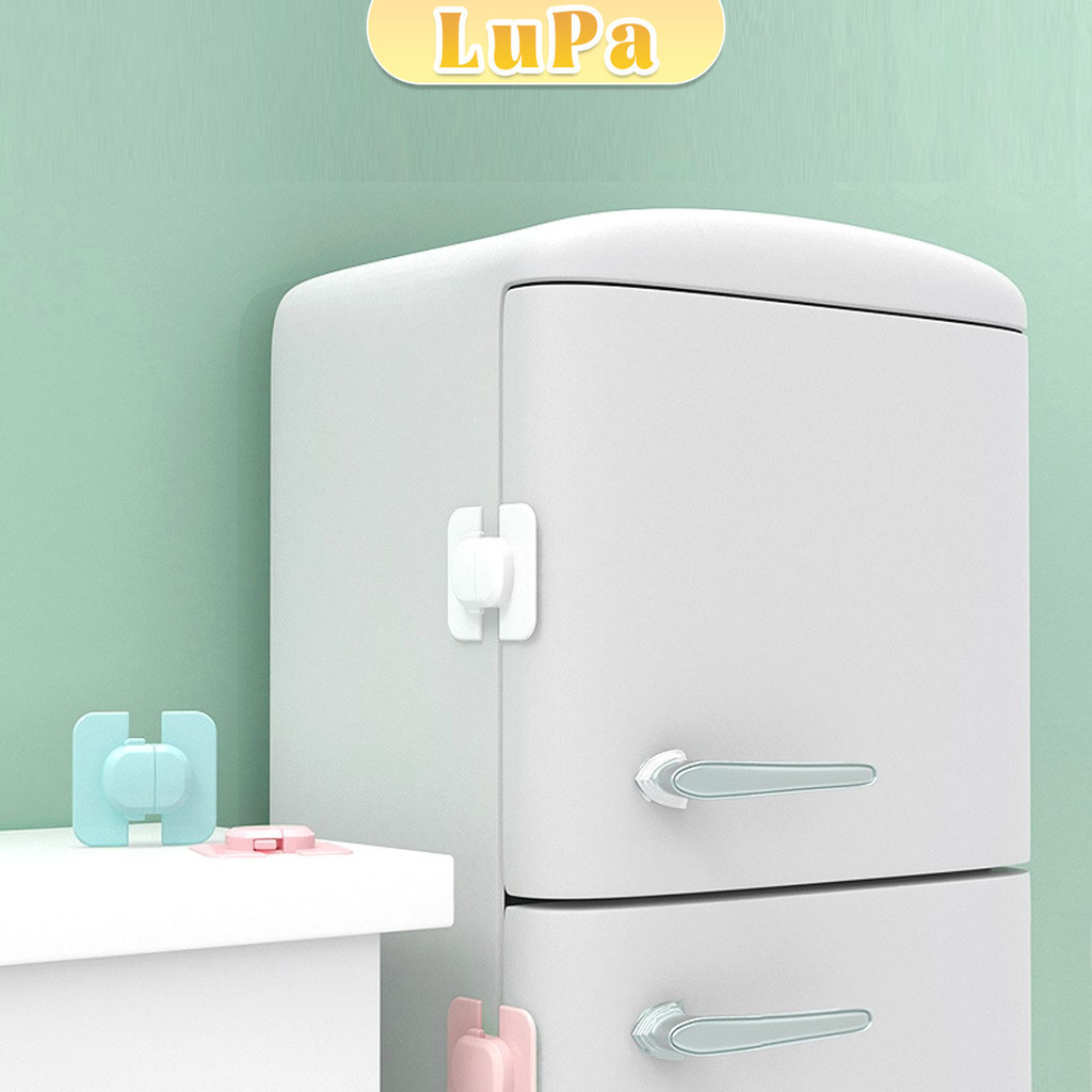 LuPa ที่ล็อคตู้เย็น ที่ล็อคตู้ ล็อคฝาตู้ อุปกรณ์ล็อคประตู Baby Fridge Safty lock