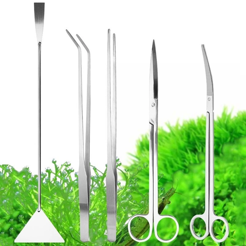 🇹🇭 ถูก💯🥇ฟอเซป forceps อุปกรณ์จัดตู้ไม้น้ำ ฟอร์เซป เสตนเลส แหนบ กรรไกร ที่เขี่ยปาดดิน คีบใช้งานง่าย ทนทาน