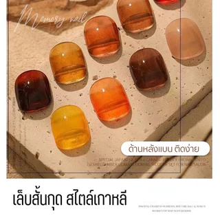 เล็บปลอม สำหรับทาสีตัวอย่าง ชาร์ตสีทาเล็บ สไตล์เกาหลี (ทรงสั้นกุด สีใส แพ็ค 240 เล็บ) *เท่ากันทุกเล็บ