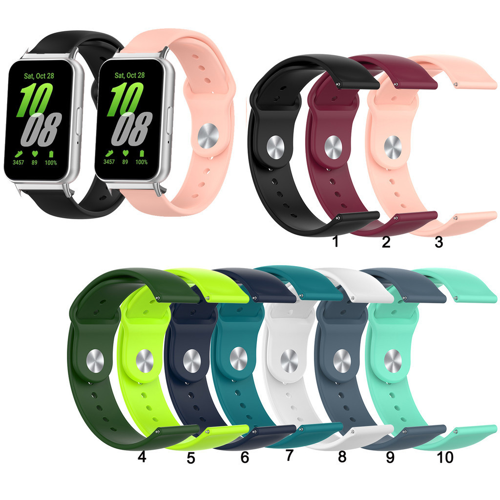 สายนาฬิกาข้อมือซิลิโคน สําหรับ Samsung Galaxy Fit3 Fit 3 SM-R390
