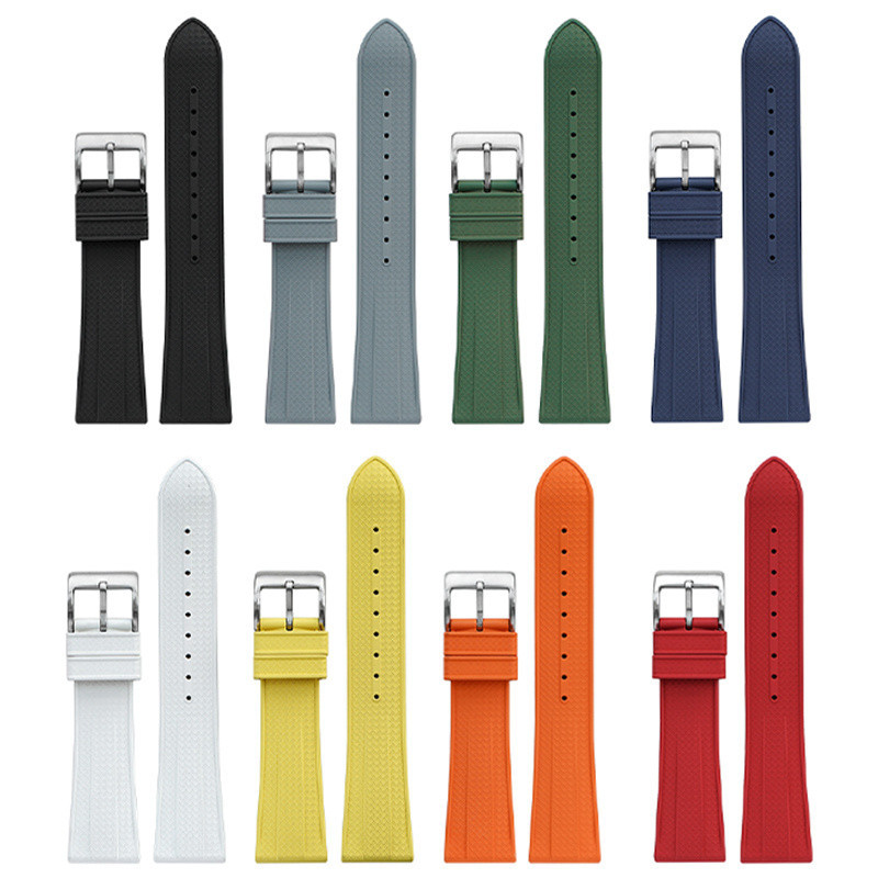 22MM FKM สําหรับ Blancpain & Swatch Fifty Fathoms สายนาฬิกาพร้อมเครื่องมือ