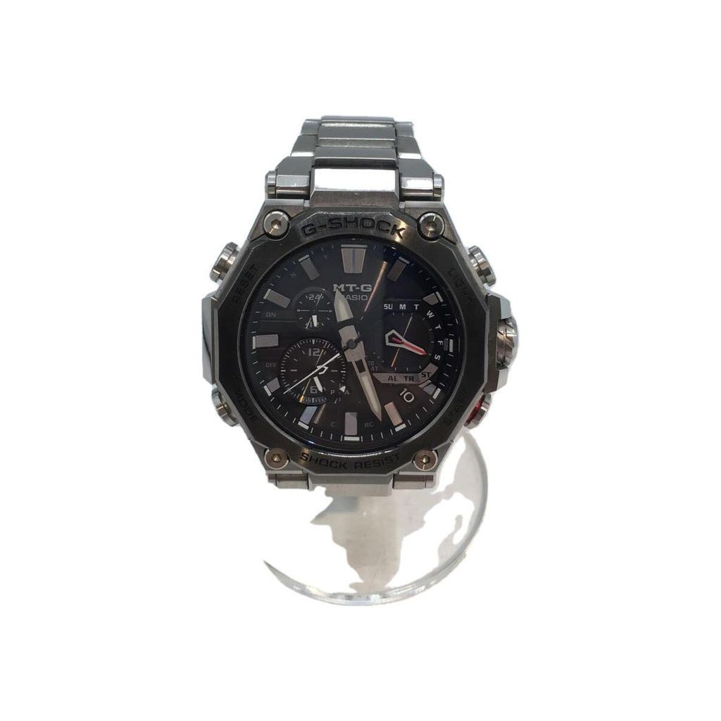 Casio นาฬิกาข้อมือ อะนาล็อก ตัว G-Shock สายสแตนเลส พลังงานแสงอาทิตย์ ส่งตรงจากญี่ปุ่น มือสอง สําหรับผู้ชาย
