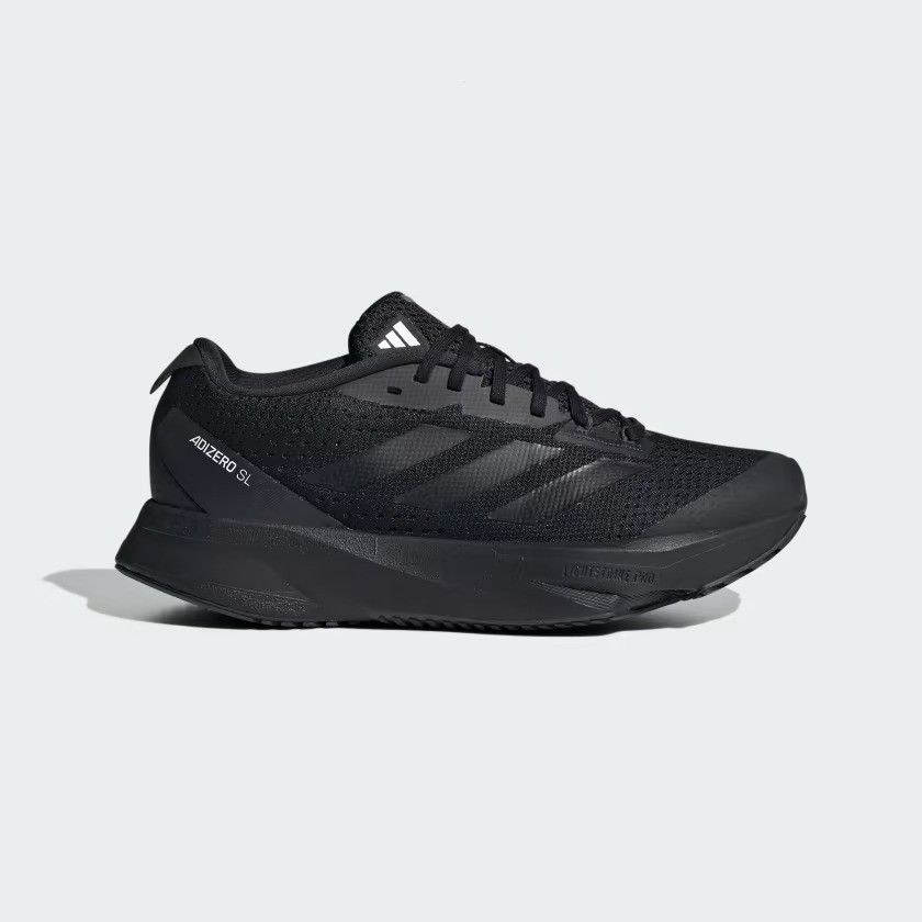 Adidas Adizero SL รองเท้ากีฬา รองเท้าวิ่ง สีดํา สําหรับผู้ชาย และผู้หญิง