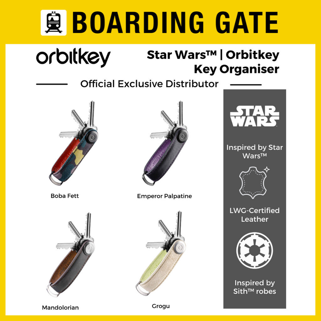 Orbitkey Star Wars Leather Key Organiser