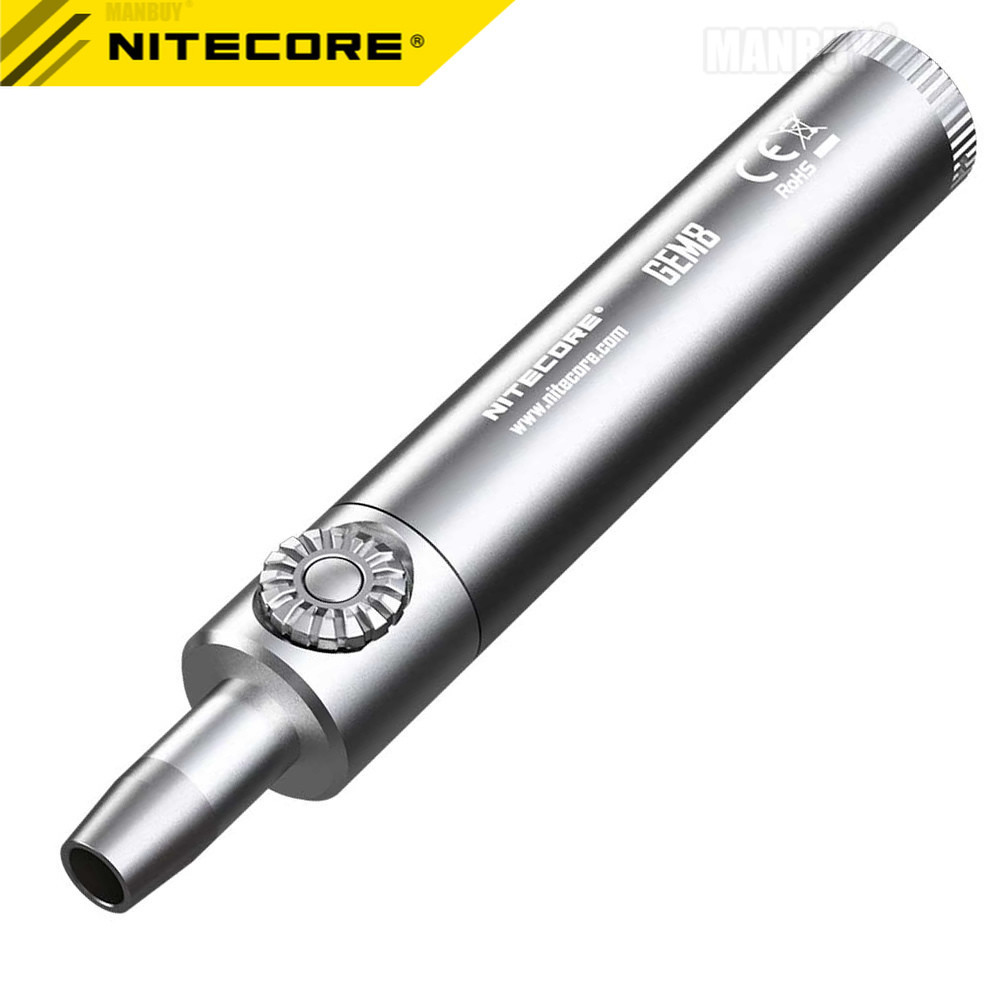 Nitecore GEM8 ไฟฉาย LED หยก 500 LMs CREE XP-L HI V3 ไม่มีแบตเตอรี่ 2023