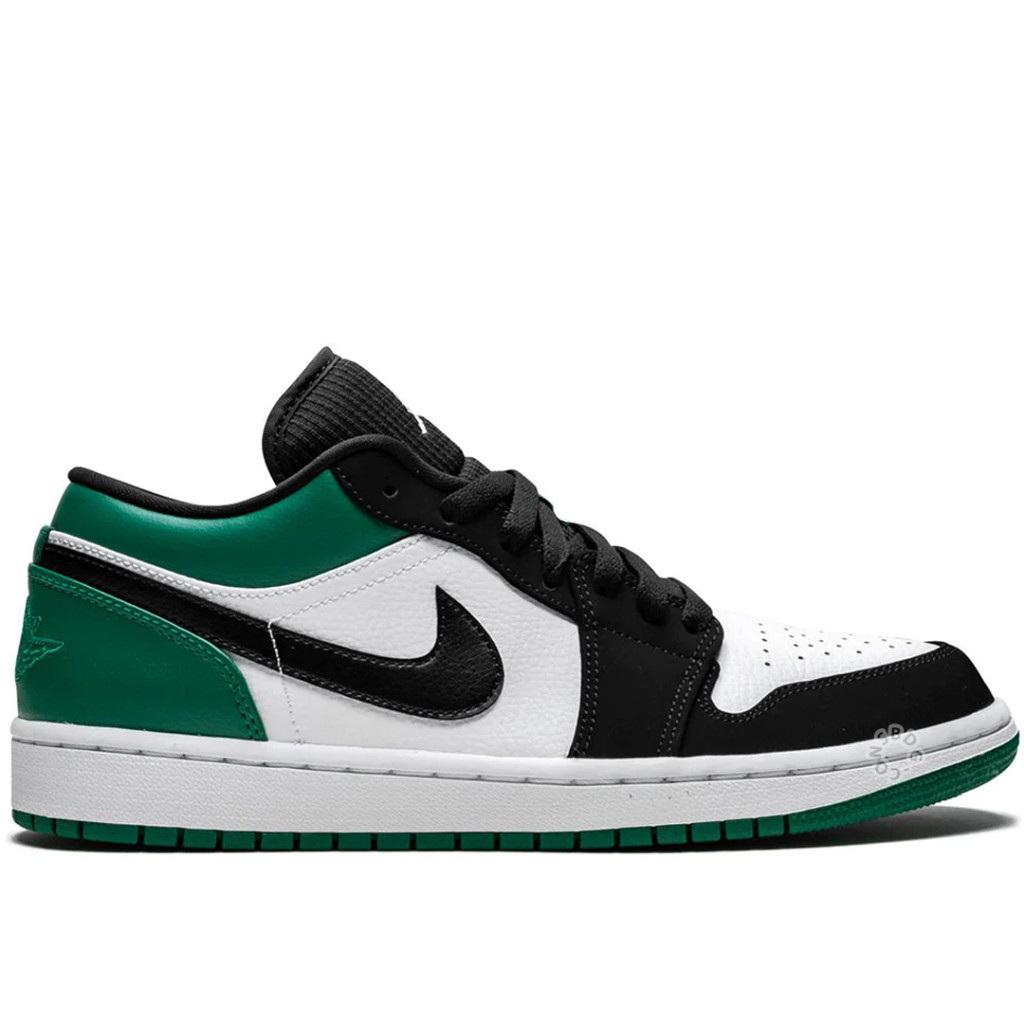 Sepatu Nike Air Jordan 1 Low Mystic Green  ร้อย  ลำลอง