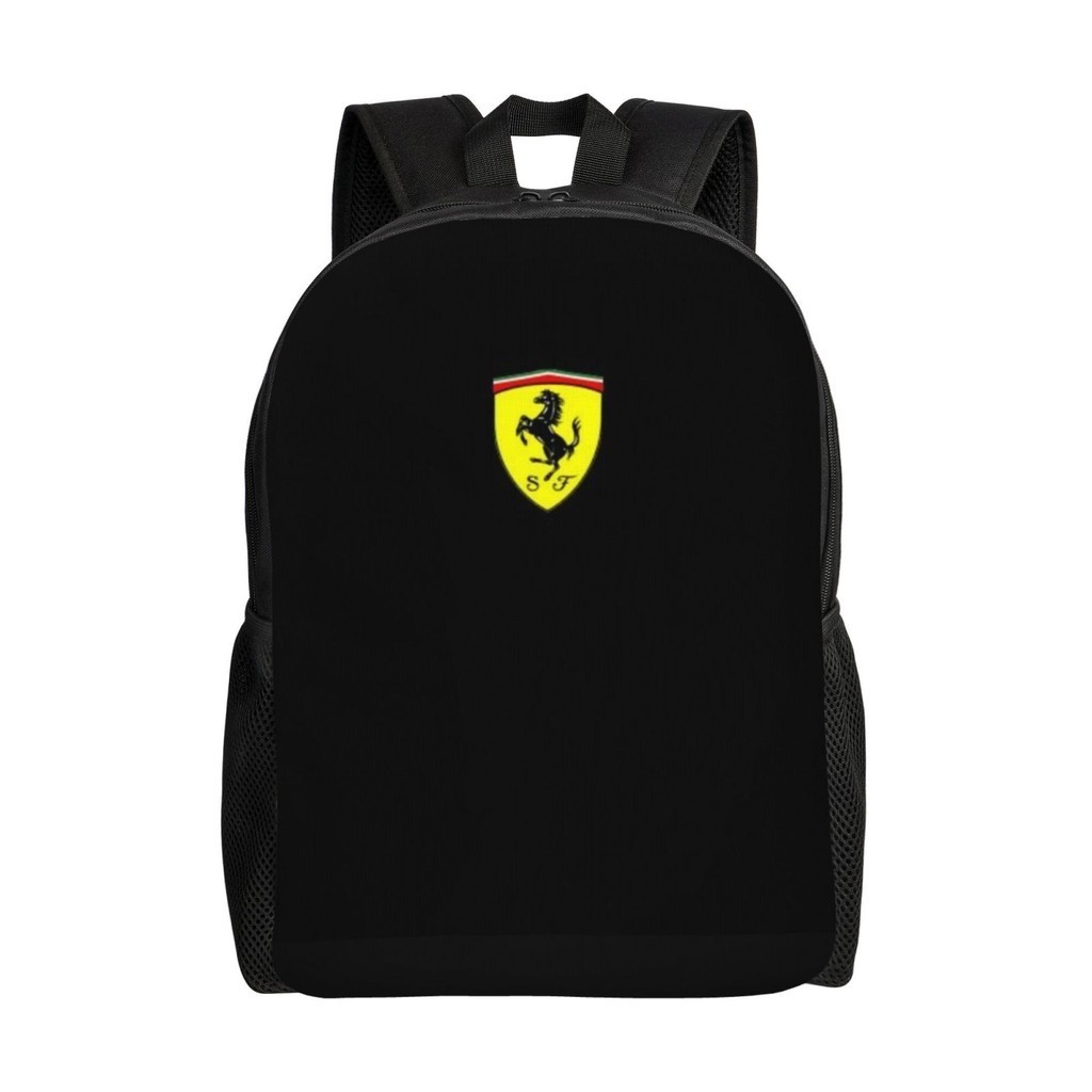 Ferrari-2 กระเป๋าเป้สะพายหลัง กระเป๋านักเรียน พิมพ์ลายการ์ตูน แฟชั่น สําหรับเด็กผู้ชาย