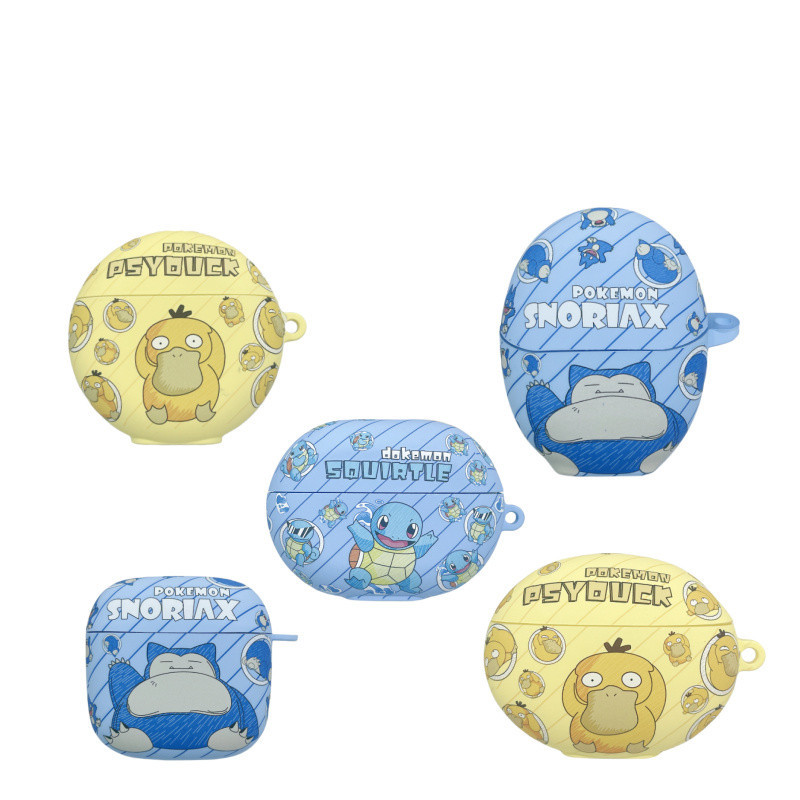 TPU Soft Case Pokemon Keda เป็ด Johnny เต่า Kabi Beast หูฟังป้องกันกรณีสําหรับ HUAWEI FreeBuds 3 4 5