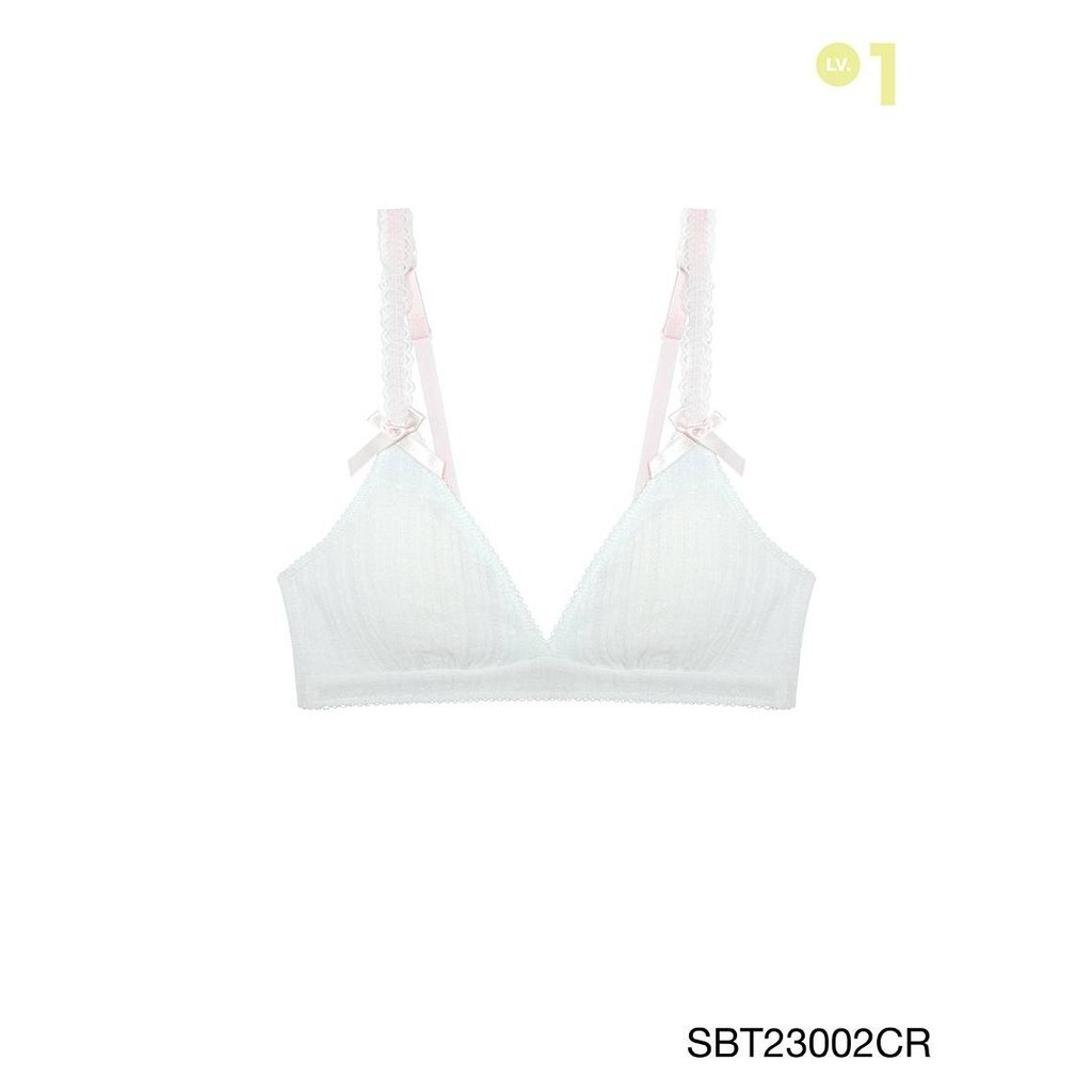 SABINA | Maggie Mae Pretty On Me เสื้อชั้นในไร้โครง รหัส SBT23002CR สีครีม